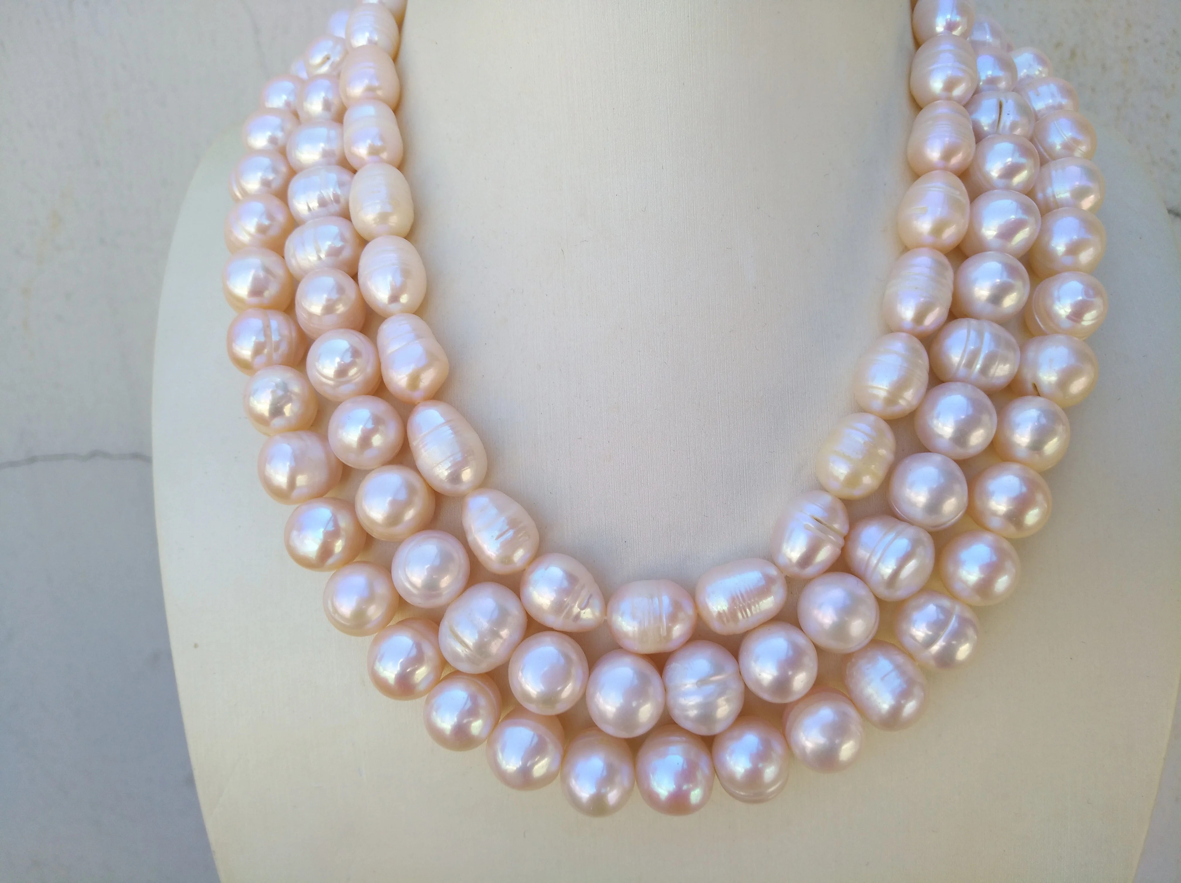 

New Design Natural South Sea Pink Purple Pearl Necklace New without tags: A brand-new, unused, and unworn item (including handma