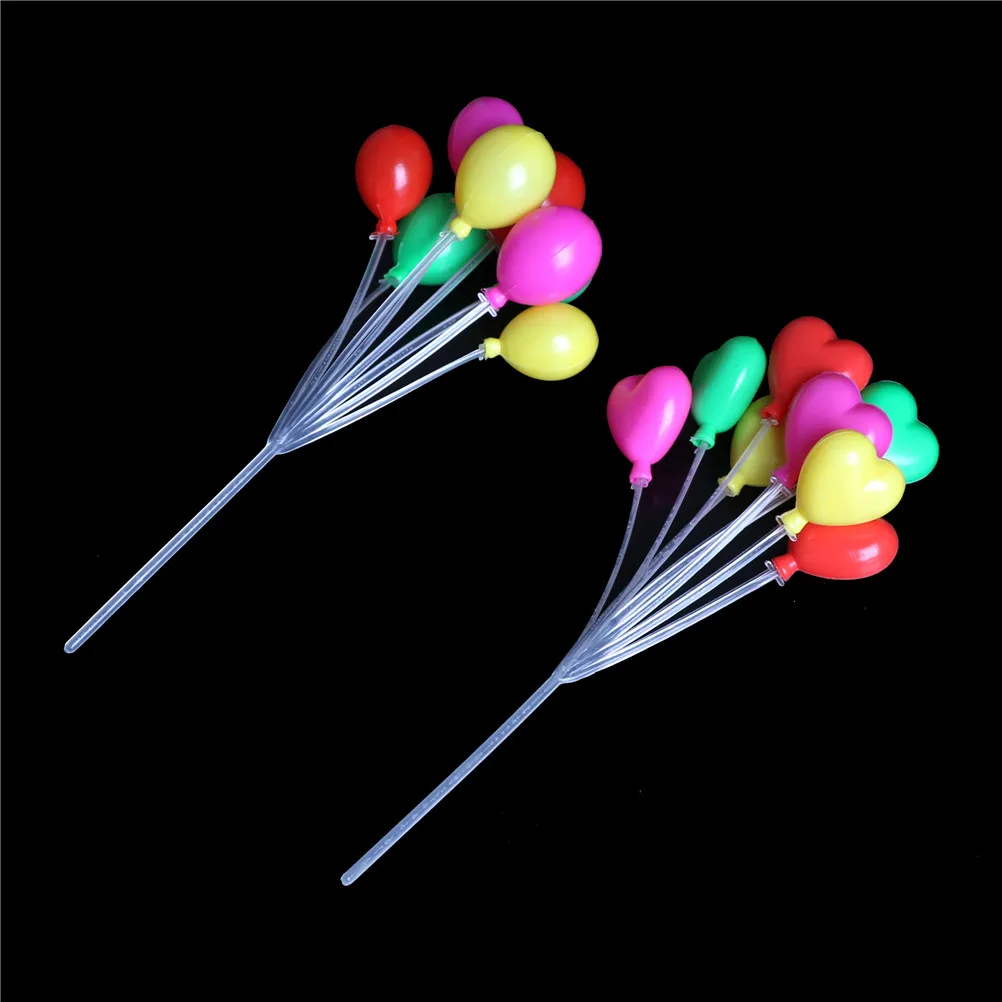 Mini bambole giardino di casa Micro figurine paesaggistiche e simulazione in miniatura palloncini colorati decorazioni da giardino regalo di natale