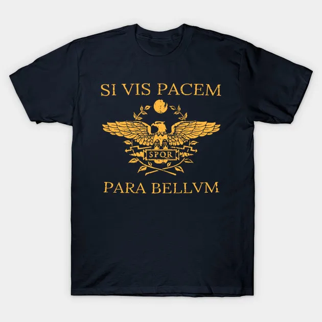 Roman Empire Golden Eagle T-shirt brand new short-sleeved round neck T-shirt casual men's short-sleeved T-shirt top 2025 new