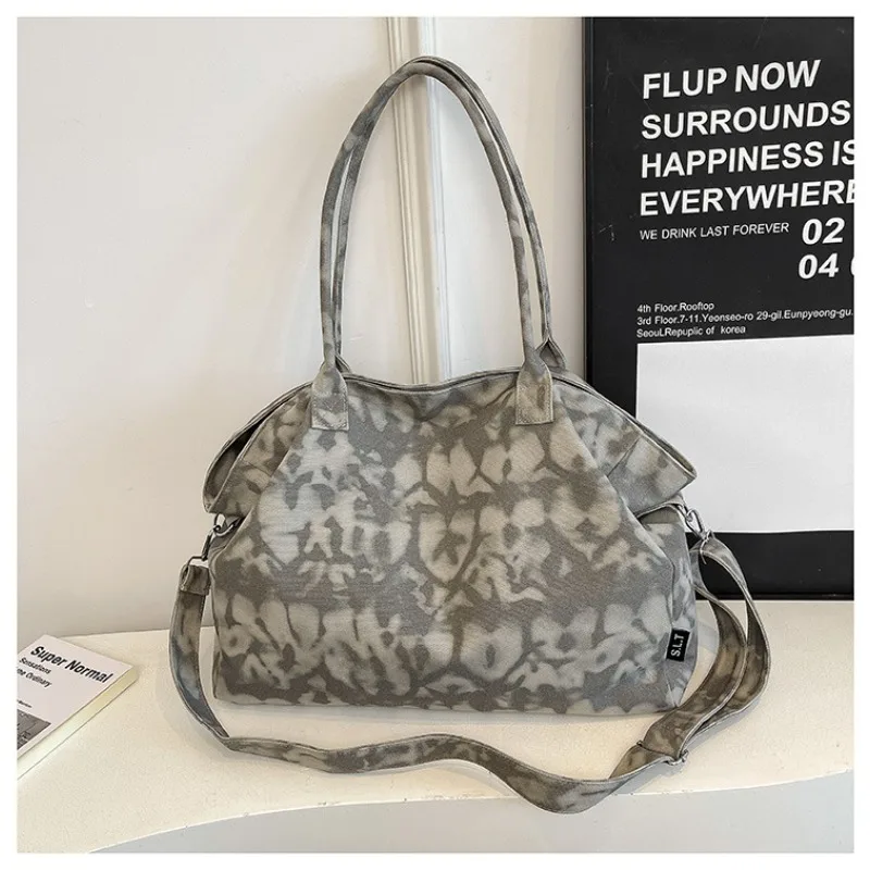 

Fashion Explosion Casual Canvas Bag Women's Tote Bag Casual Commuter Large Capacity Shoulder Messenger Bag Women