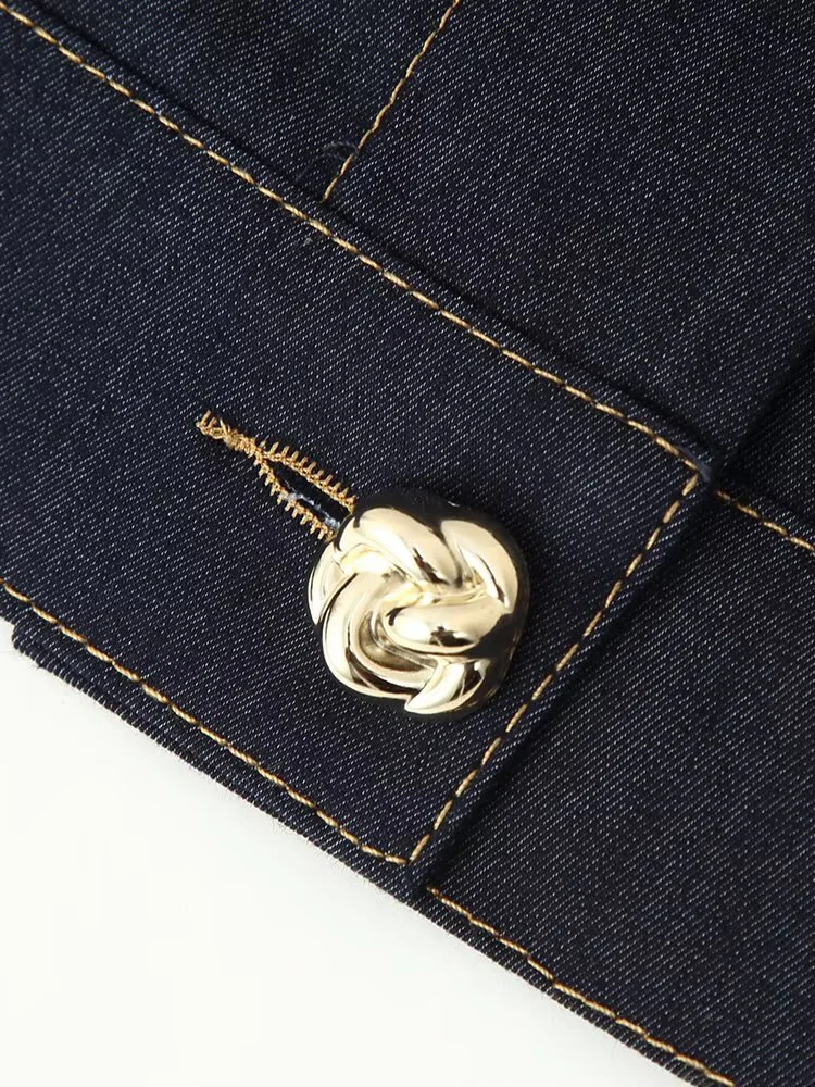 Estilo europeu novas roupas femininas elegantes e versáteis temperamento contraste cor costura jaqueta curta calças retas