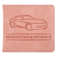 Drivers License Holder Credit Card Organizer ID Wallet Protector Case Car Registration Insurance Document Storage Solution