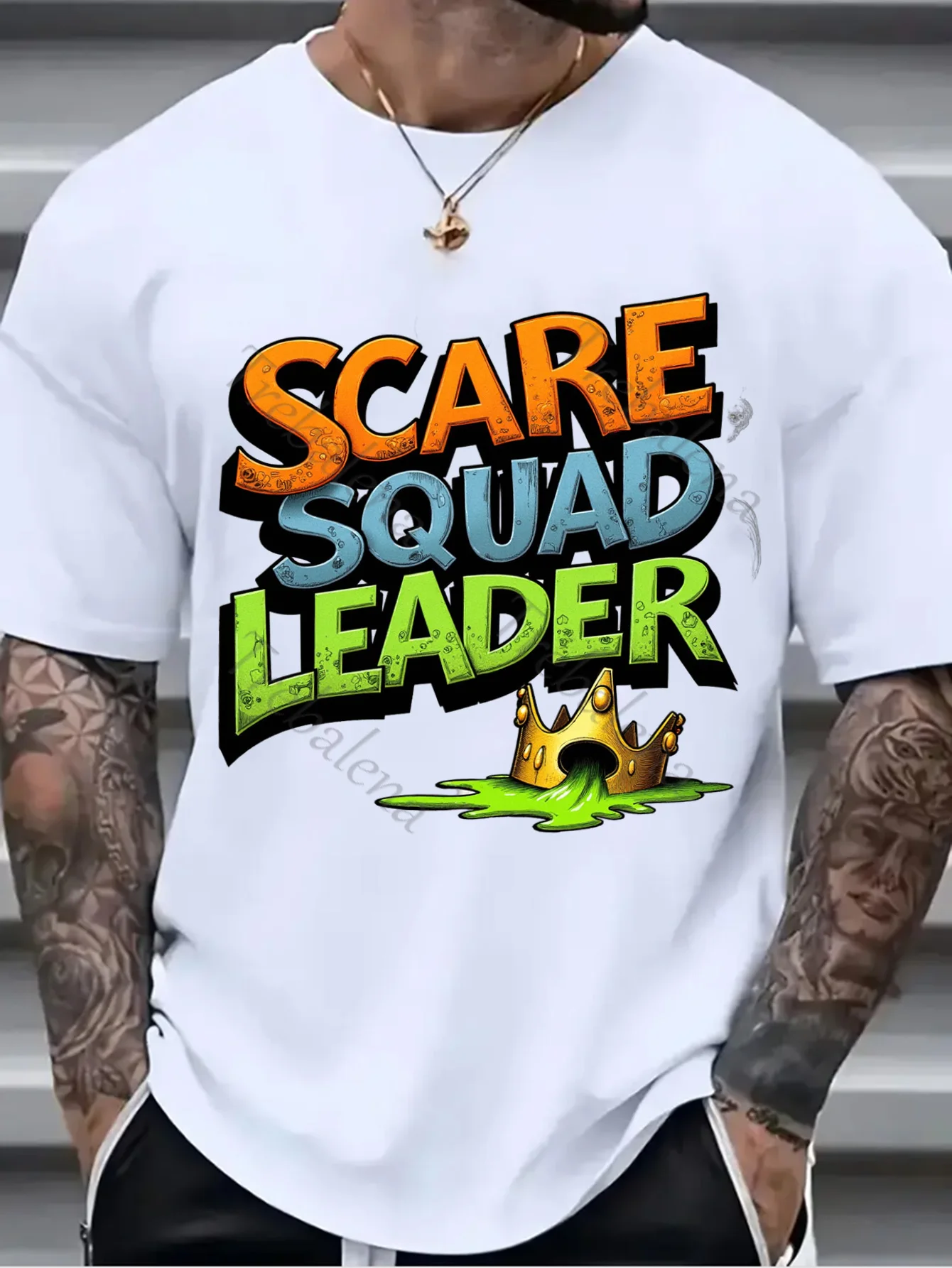 

1 шт. настенный гобелен «Scare Squad Leader Crown Slime Print гобелен для декора Хэллоуина»
