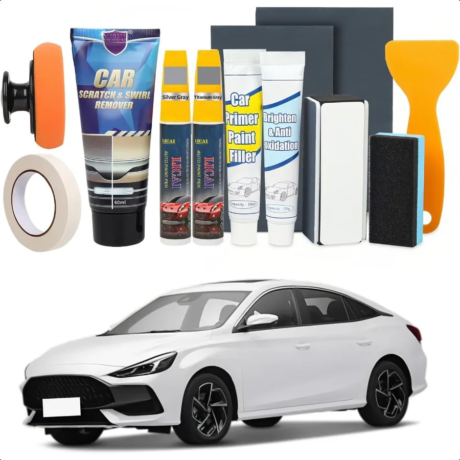 

Car Scratch Remover Car Paint Scratch Repair Touch Up Paint for Cars Deep Scratch Repair Kit for Branch Scratches Nail Scratche