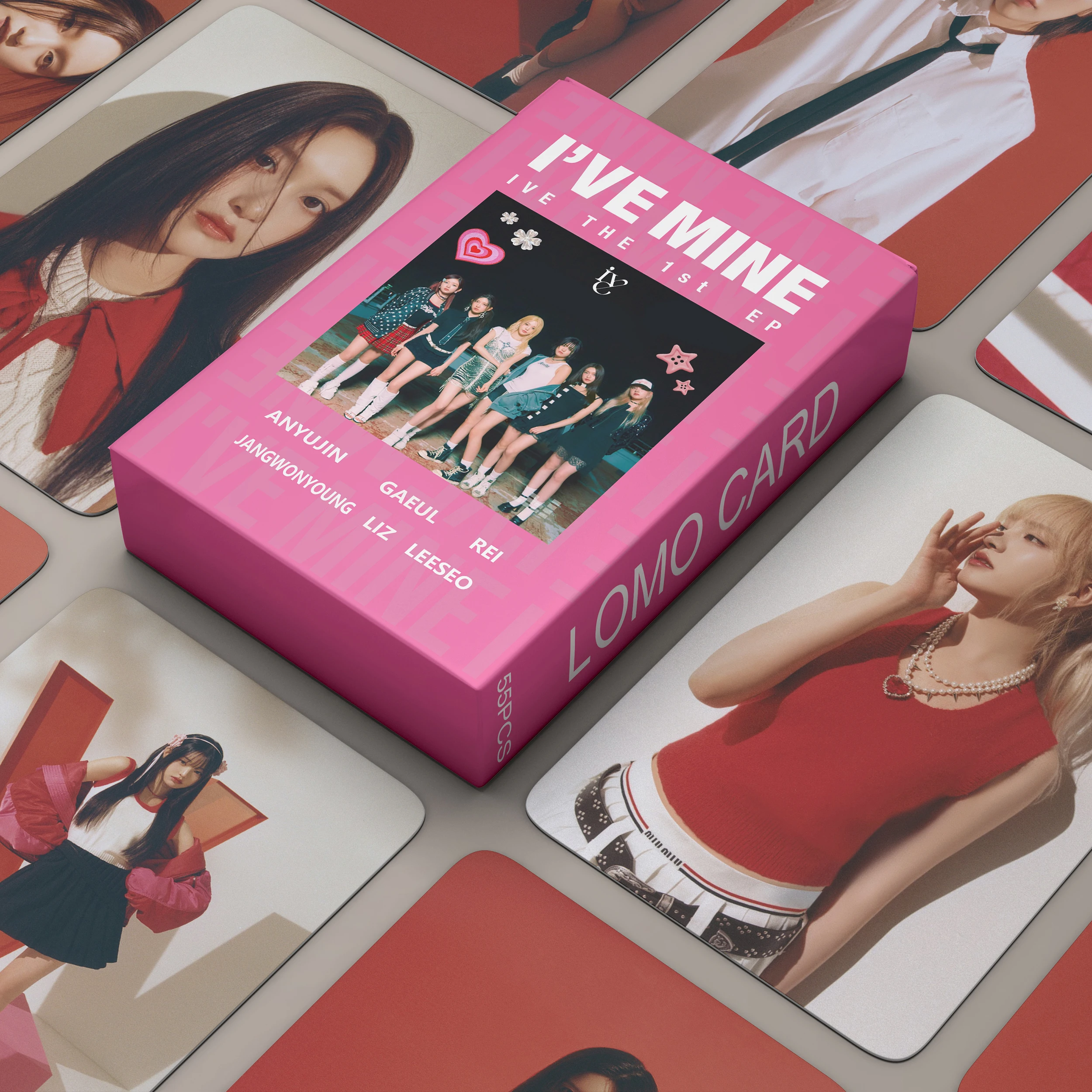 55 韓国の少年少女グループの新しいアルバム新しい曲コレクションカードソロカードビッグコレクション