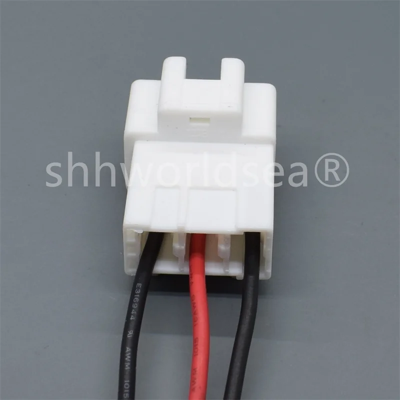 Shhworldsea 1Sets 3 Pin Auto 7.8 MM Series High Power Automobile Wire Harness Male Female Connector 7282-3030 7283-3030