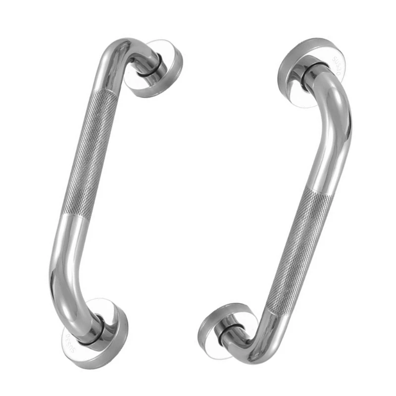 Stainless Steel Bathroom Grab Bathroom Safety Handles set Not Slip Grip for Home Cares Safety Rail Support for Elderly