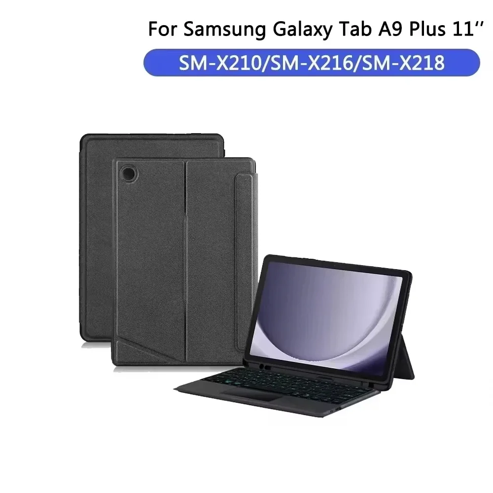 

Detachable Keyboard Case For Samsung Galaxy Tab A9 Plus / A9+ 11 inch 2023 Backlit Keyboard Cover For Galaxy Tab A9 Plus Funda