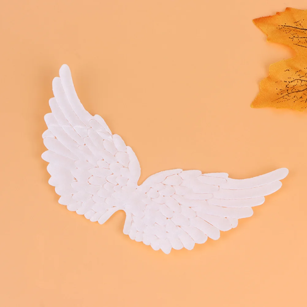 

24Pcs Angel Wings DIY Cloth Wings for Garment Bag Decorations Crafts Headdress Accessories Mini Fairy Wing DIY