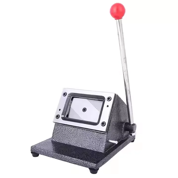 Manual  Cutter 88*63mm R3 Playing Die Cutter for Business Paper Trimmer