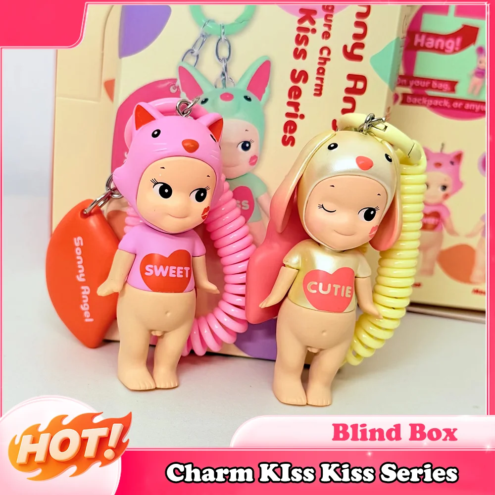 Новая горячая высококачественная мини-фигурка ангела, очаровательная серия Kiss Kiss, слепая коробка, аниме-фигурки, украшения, милые куклы, орнамент, подарочная серия