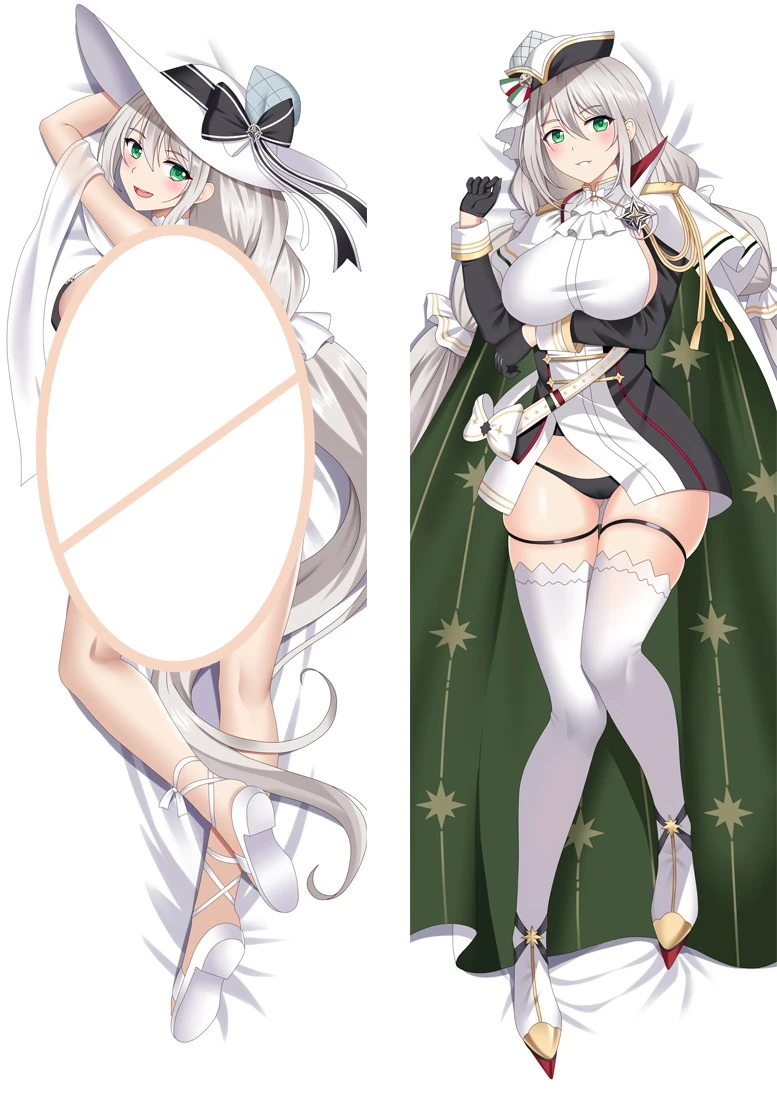 

Наволочка в стиле аниме Dakimakura Azur Lane, двухсторонняя наволочка с принтом тела в натуральную величину