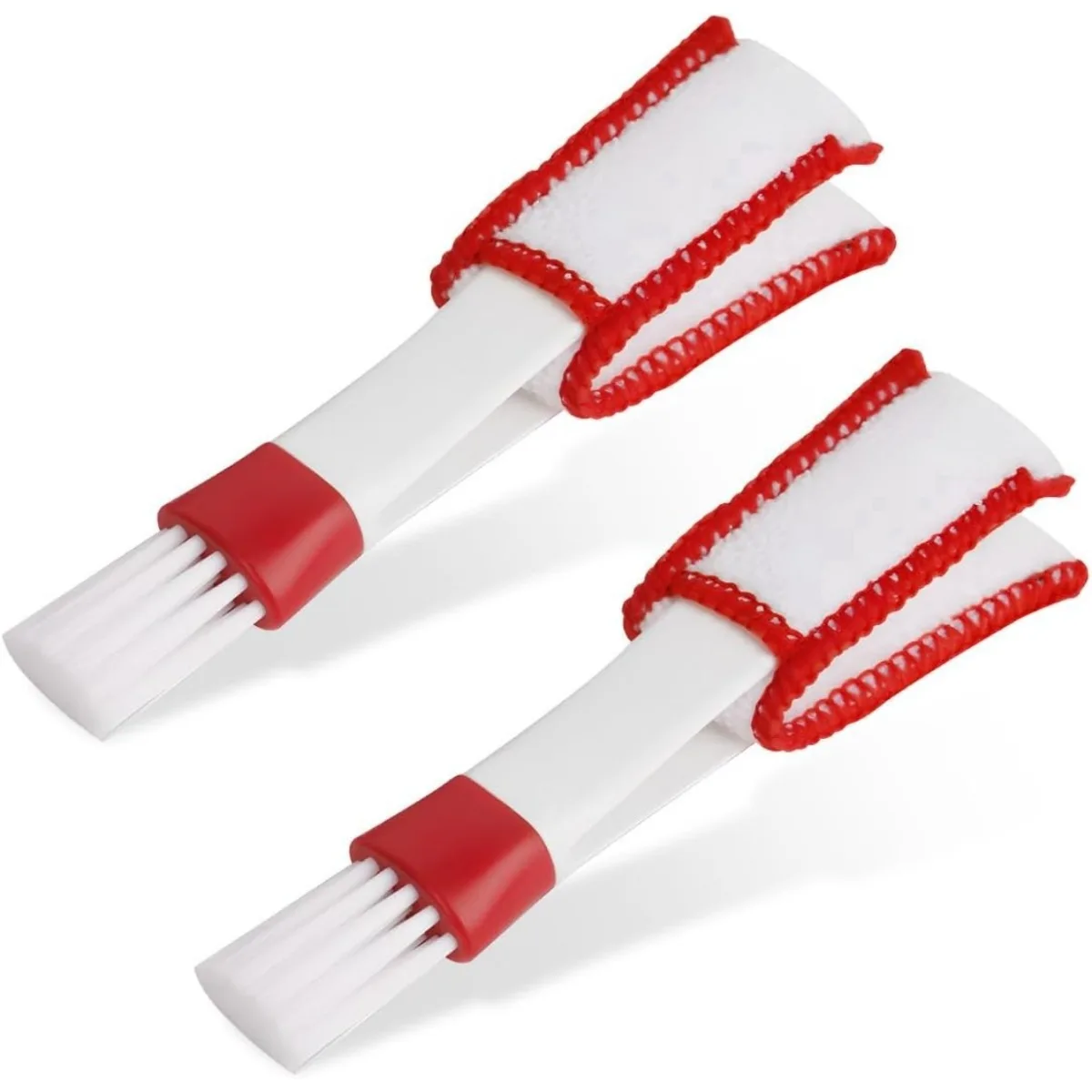 2/3PCS Mini Duster Double Ended Automotive Air Vent Microfiber Duster Brush Dust Collector Cleaner Uses For Car Accessories