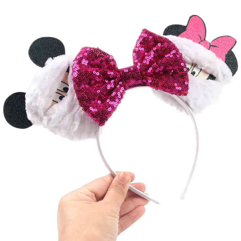 ديزني المومياء ميكي آذان العصابات الشعر للفتيات هالوين عصائب الاطفال ضمادة ميني ماوس إكسسوارات الشعر النساء تأثيري الطرف