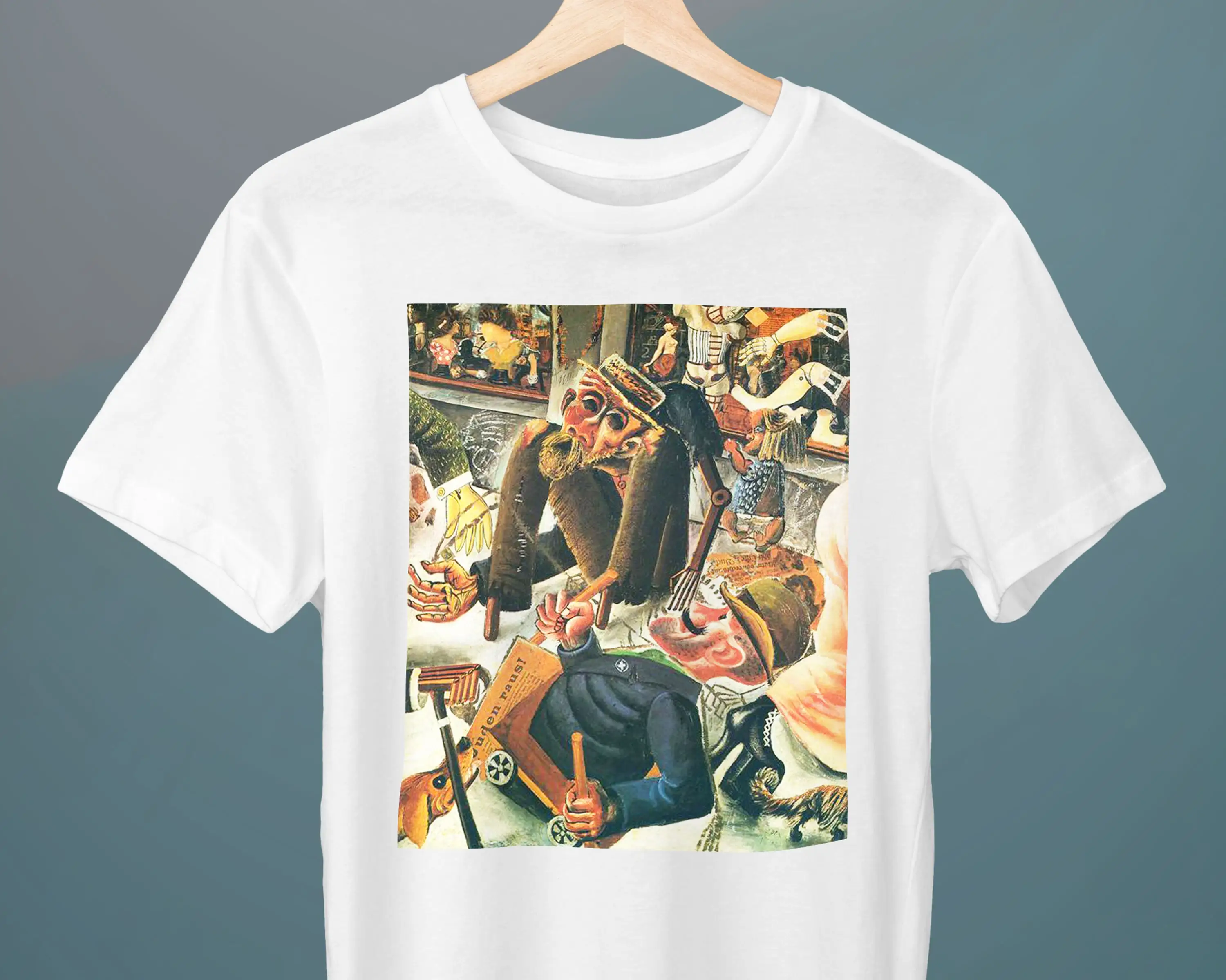 Prager Street Otto Dix Painting Unisex T-shirt Art T-shirt