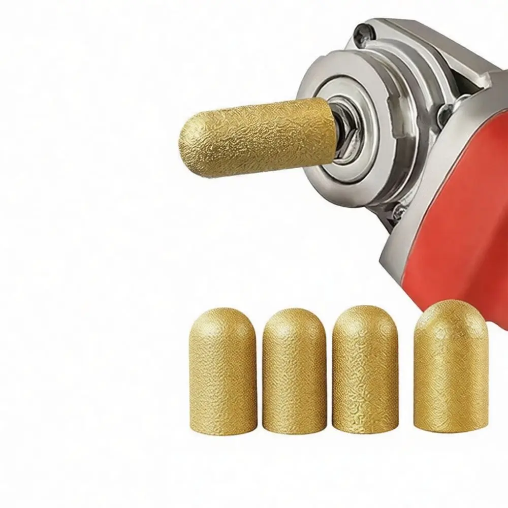 Stone Grinding Bit Quartz Countertop Backsplash Edge Profiling Wheel Diamond Brazed Polishing Head For Angle Grinder Tools