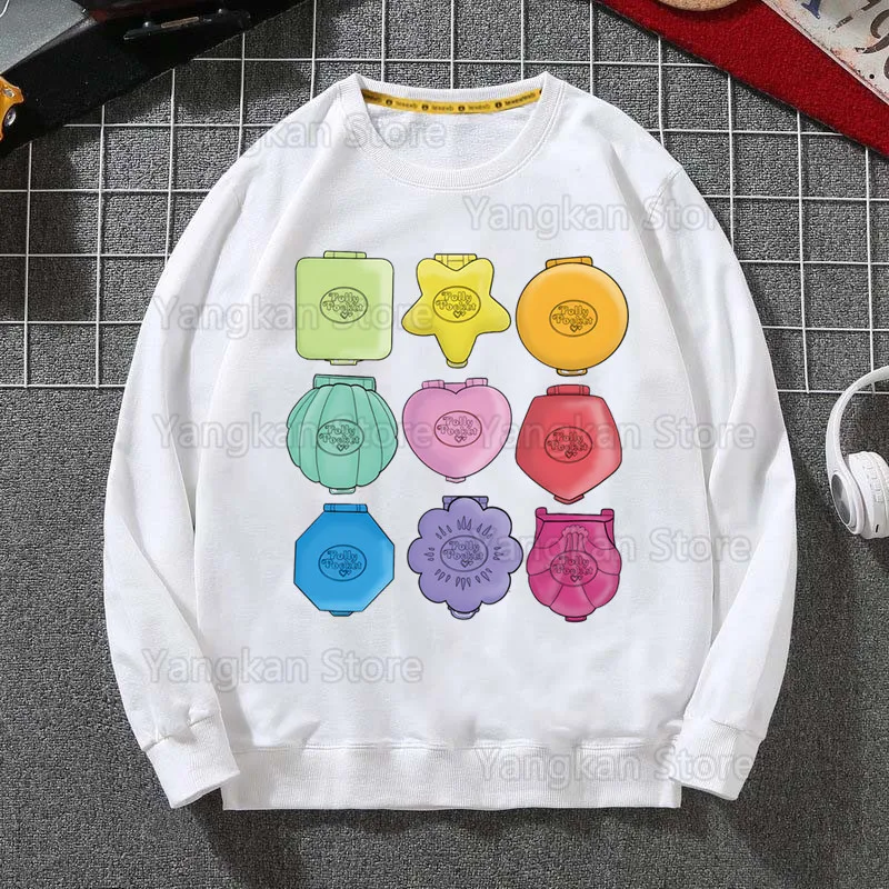 Polly Pocket Hoodies Women/Men Fashion Hooded Sweatshirt Hot Sale Casual Clothes Customization for Customers