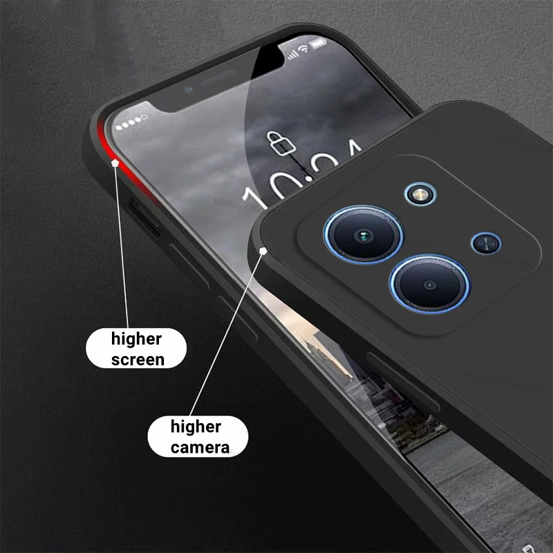 For Xiaomi Poco C85 Case Xiaomi Poco C85 Cover Funda Luxury TPU Shockproof Liquid Silicone Phone Back Cover For Xiaomi Poco C85