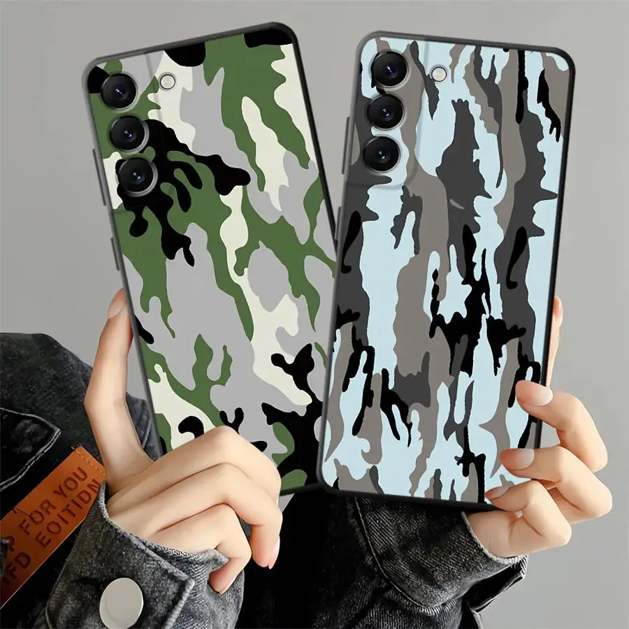 Abstract Camouflage Phone Cover Case for Samsung Galaxy A23 A06 A73 A55 A37 A25 A16 A53 A17 A57 A15 A52 A36 A13 A70 A12 A41 A50