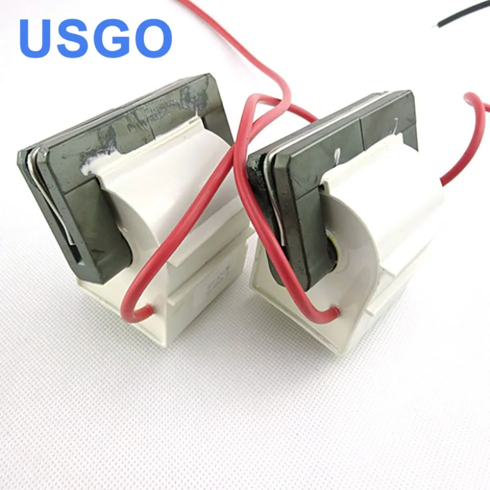 USGO Double Laser High Voltage Transformer Flyback Lgnition Coil For 100W CO2 Laser Power Supply Parts