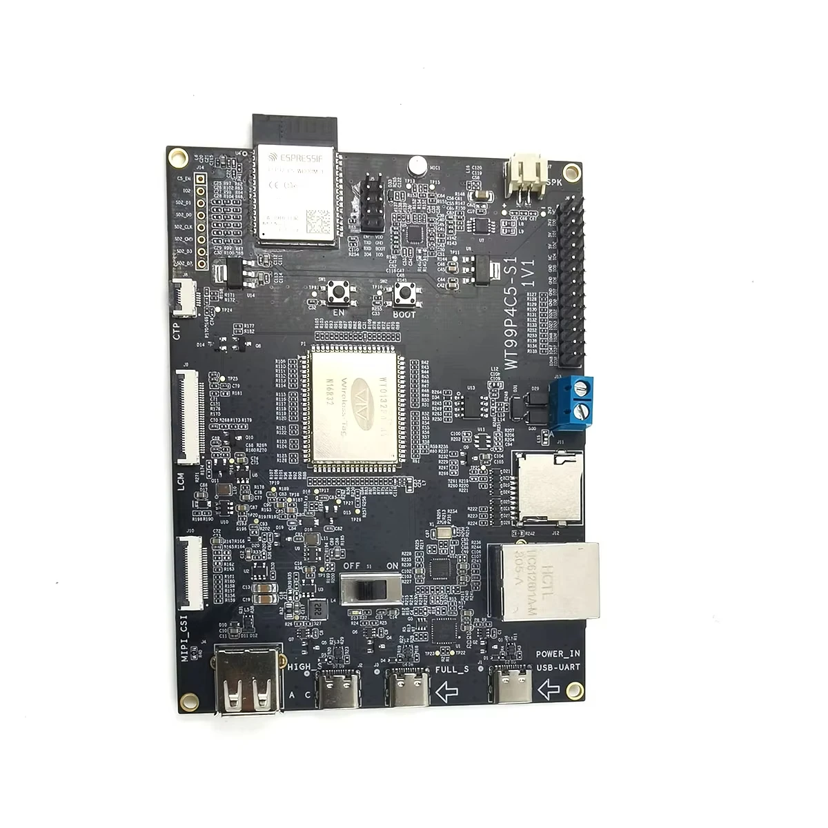 La scheda di sviluppo ESP32-P4 include il modulo ESP32-C5 supporta WiFi 5GHz BT Zigbee WT99P4C5-S1
