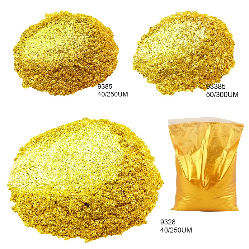 Gold Pearl Light Powder/100g Bagged for Furniture Decoration Temples Buddha Statues Plaques Stone Tablets Ink Leather Coating - view 4