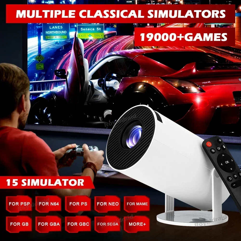 G300 MAX Retro Video Game Console Game Projector Wireless Controller Plug and Play 4K ULTRA-HD Android11 BT5.0 Home Cinem - Image 4