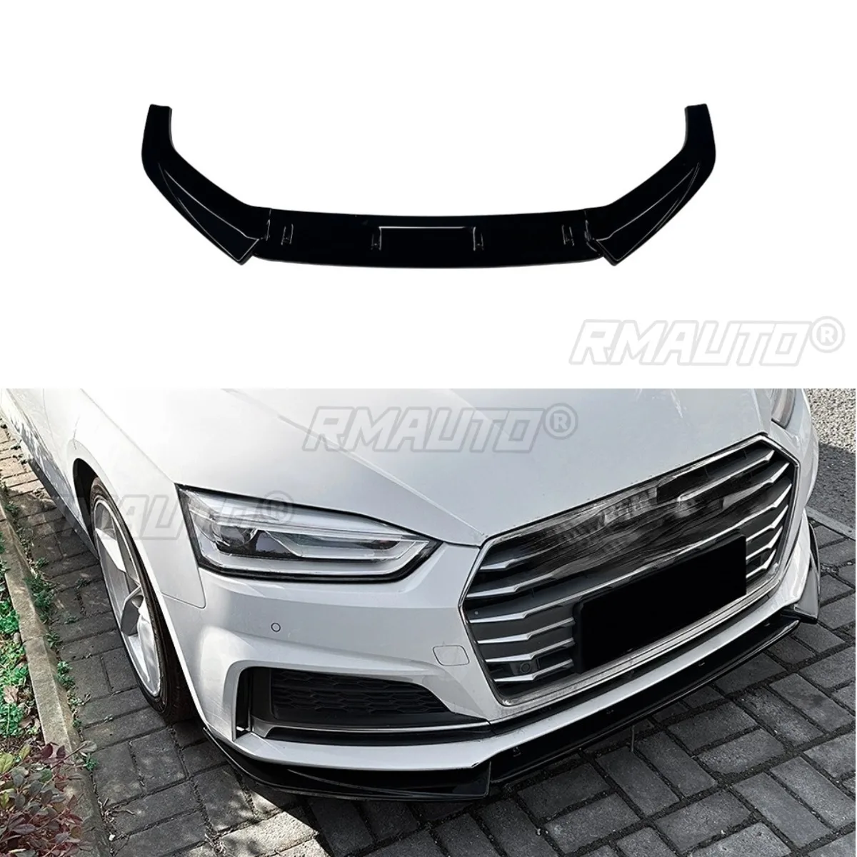 

Для Audi A5 S5 F5 Sline Автомобильный передний бампер, разделитель губ, диффузор, спойлер для Audi A5 S5 F5 Sline 2017-2020, защита бампера, комплект кузова
