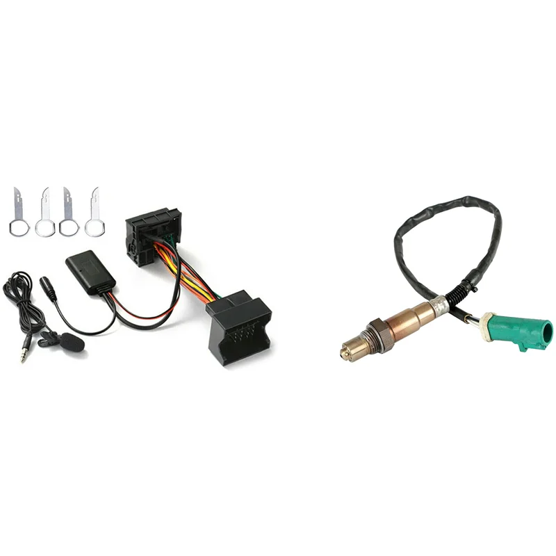 

1 Pcs Car Audio Bluetooth Cable Adapter & 1 Pcs Oxygen Sensor O2 Sensor Lambda Air Fuel Ratio