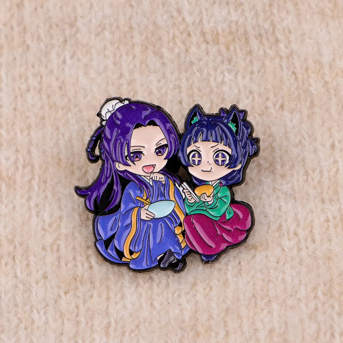 Manga Anime Enamel Pin Cartoon Boy Girl Brooches Badges Lapel Pins for Backpack Cosplay Accessories Party Gift Toys