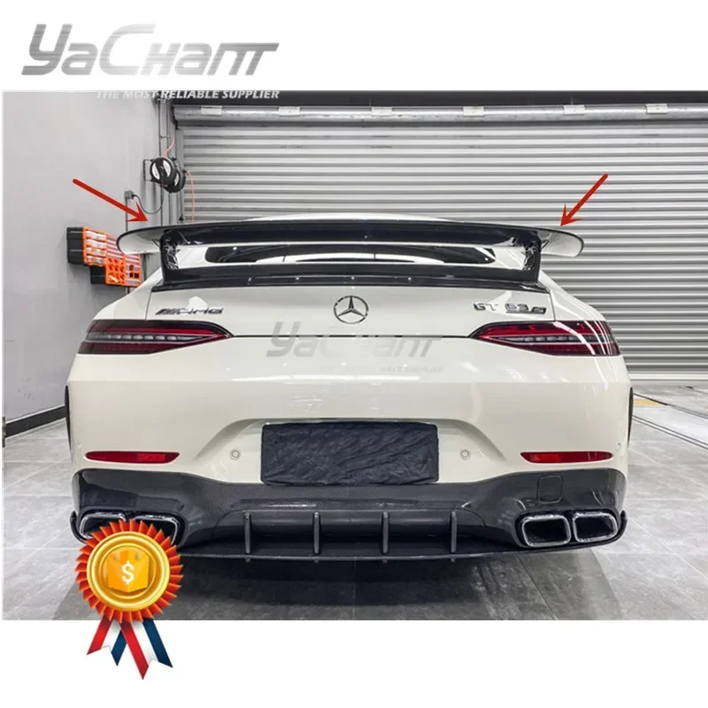 

Carbon Fiber EDITION1 Aerodynamic Package Style GT Wing Rear Spoiler Fit For 2019-2021 AMG GT50 53 43 63 S 4D Coupe X290