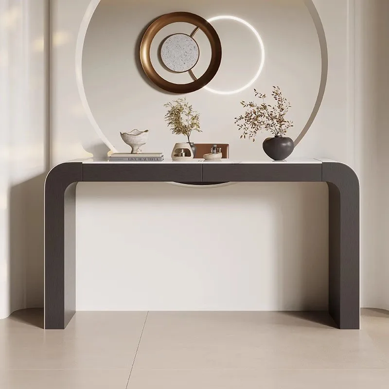 

Simple Trendy Entryways Table Classic Glamour Exquisite European Console Table Luxury Beauty Scrivania Living Room Furniture