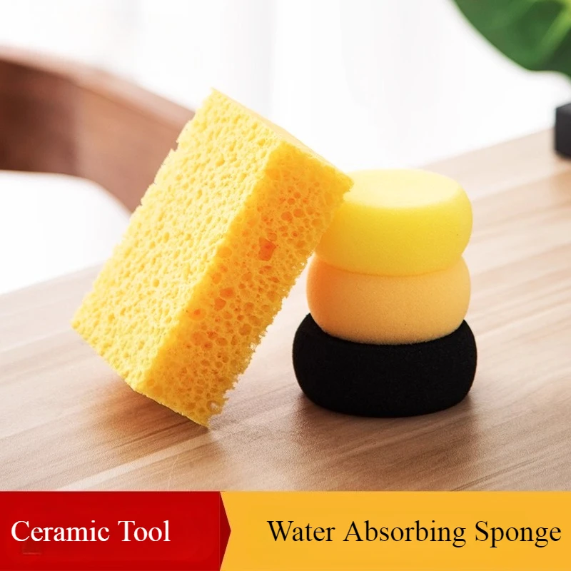 

Small Yellow Sponge / Hand-thrown Modeling / Water Replenishment / Absorbent Sponge / Used for Sculpture New Color Stain Removal