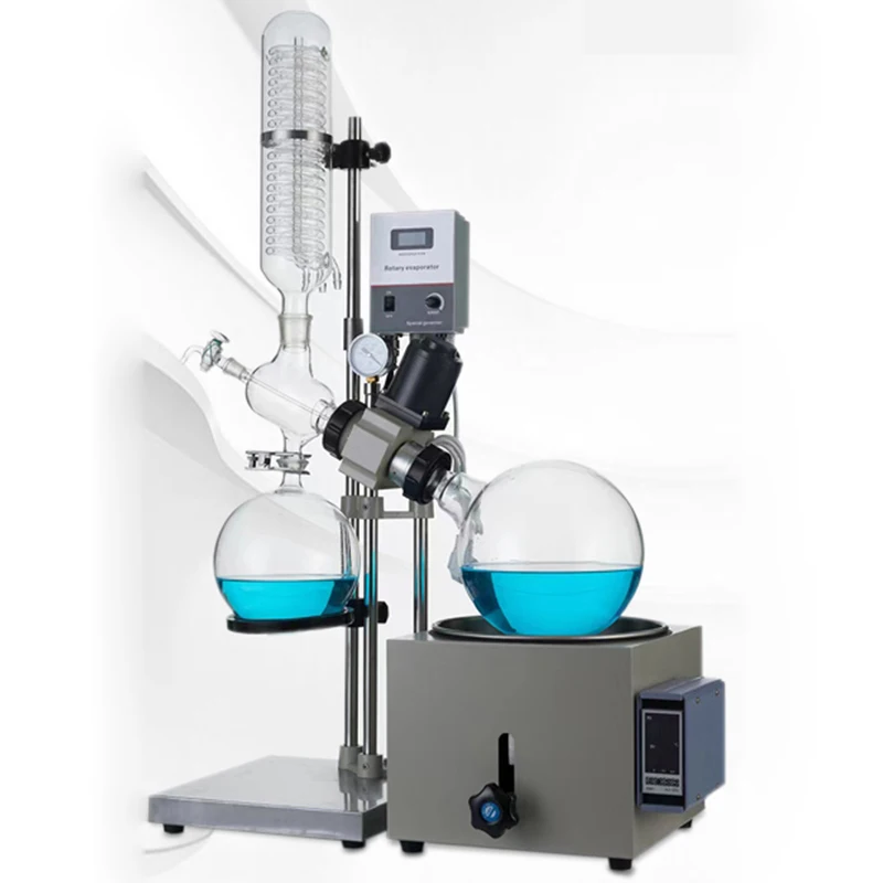 1.5KW Lab-scale Rotary Evaporator Rotavapor Glass Distillation System with Rotation Evaporation