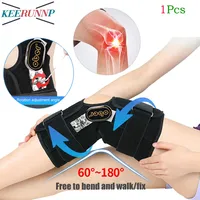 1Pcs Hinged Knee Brace,Adjustable Knee Support Strap & Side Patella Stabilizers for Men Women,Joint Pain Relief Swelling,Strains