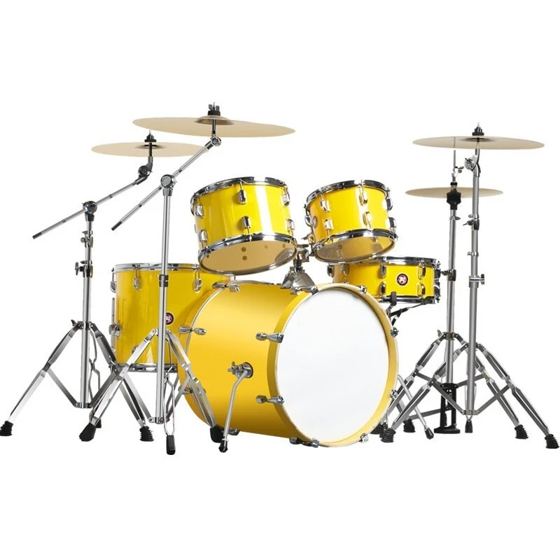 

Lemon yellow 4 cymbal (six colors optional) music