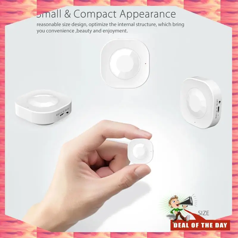 

24-часовая доставка, Wi-Fi, PIR-датчик движения, беспроводной пассивный инфракрасный детектор, датчик охранной сигнализации, управление Tuya Smart APP,