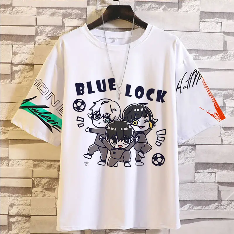 

Anime Game Blue Prison Short Sleeve T-Shirt Merchandise Thousand Cut Of Cleansing Leopard Hornet Le Hui Two-Dimensional Pain Cl