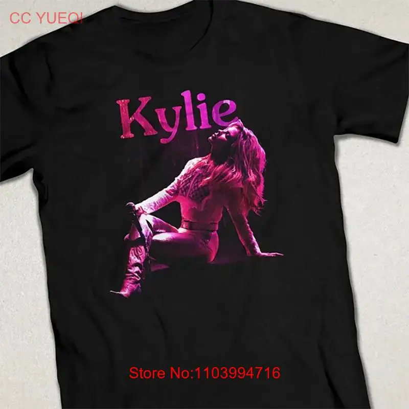 Kylie Minogue Gift For Friends Black T-Shirt Cotton Unisex