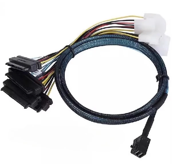 

New For Mini SAS Cable 12G Array Card 8643 rpm 4xSAS 8482 Server Hard Disk Data Cable