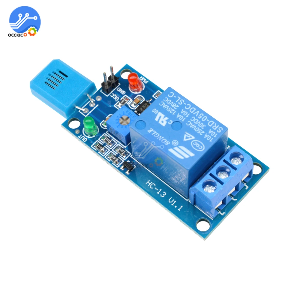 HR202 5V Humidity Switch Sensor Relay Module Sensitive Humidity Controller Sensor Module Direct drive relay