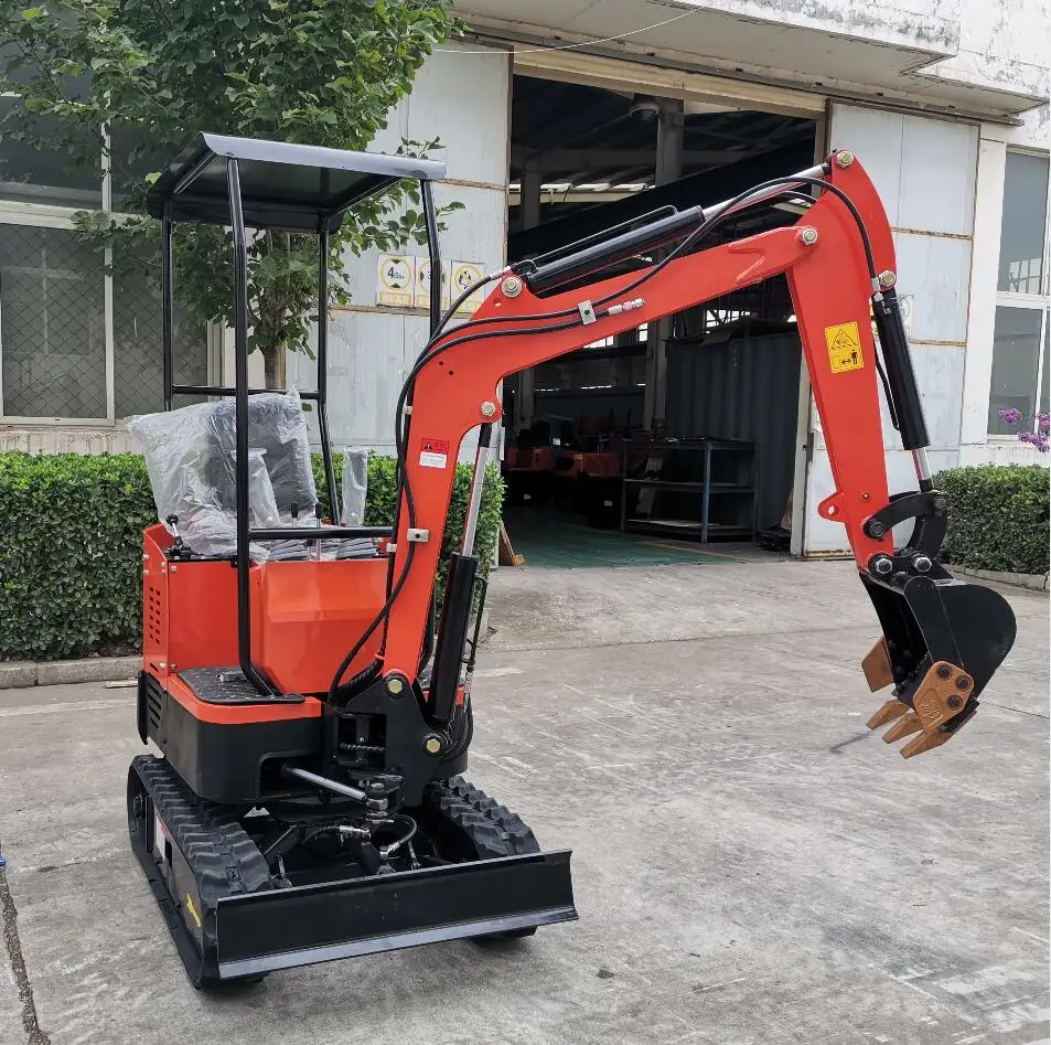 Mini Escavadeira Hidráulica Pequena, Mini Escavadeira, 1 ton, 1.5 ton, Micro Digge, 2 ton, para Venda, Frete Grátis
