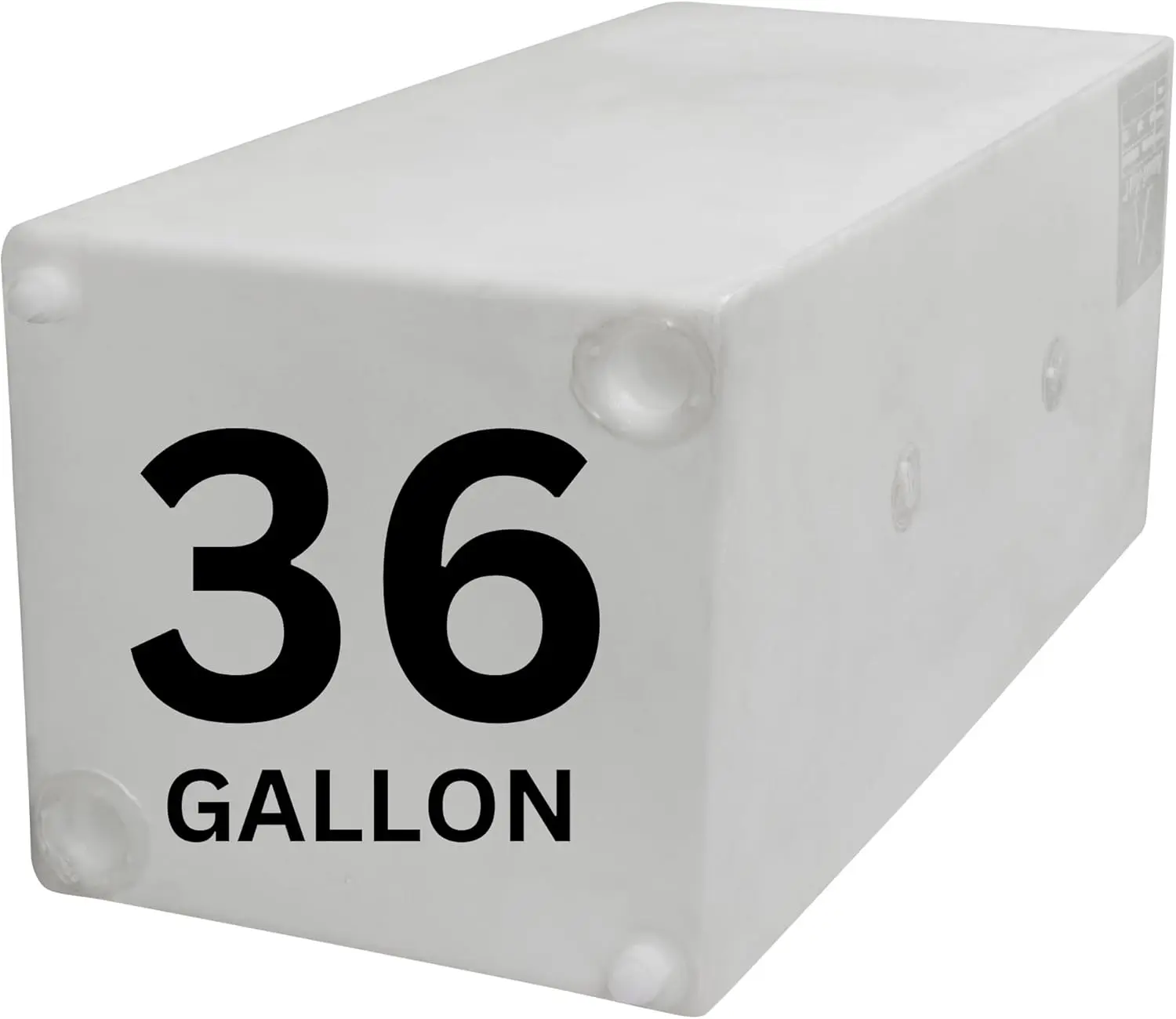 

36 Gallon RV Fresh Water Tank, Potable Storage for Drinking, Cooking, Cleaning in Campers, Trailers, Motorhomes