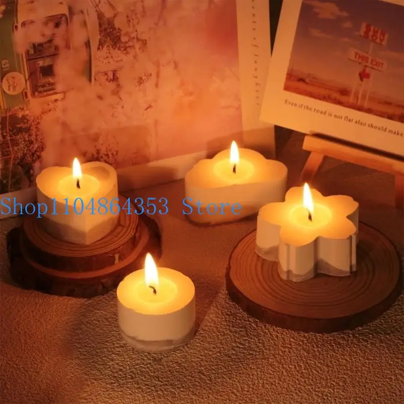 

652f Candlestick Flom Держатель для формы эпоксидной свечи для плесени