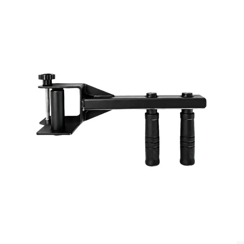 Power Rack Dip Bar for Rack Dip Training, Steel Rack Mounted Hold with Knob Tight Mount and Textured Grip for Upper Body 69HD