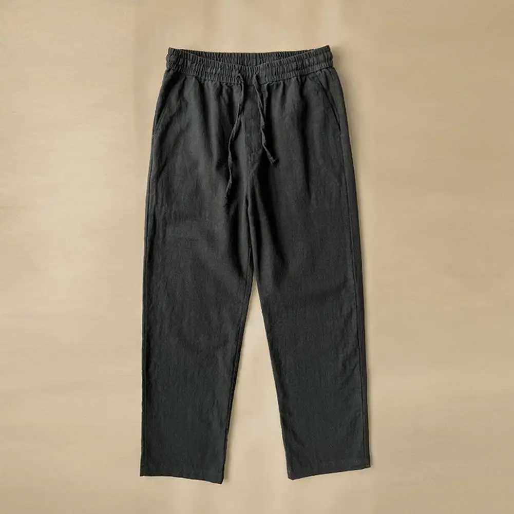 FJJELL − Pantalon de survêtement pour hommes, séchage rapide, avec poches latérales, taille élastique, jambes larges, solide, pour le jogging