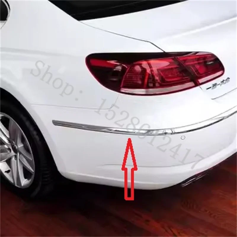 For VW Volkswagen CC 2013-2018 ABS car side door moldings Rear bumper trim Chrome trim Protector strip Car Accessories