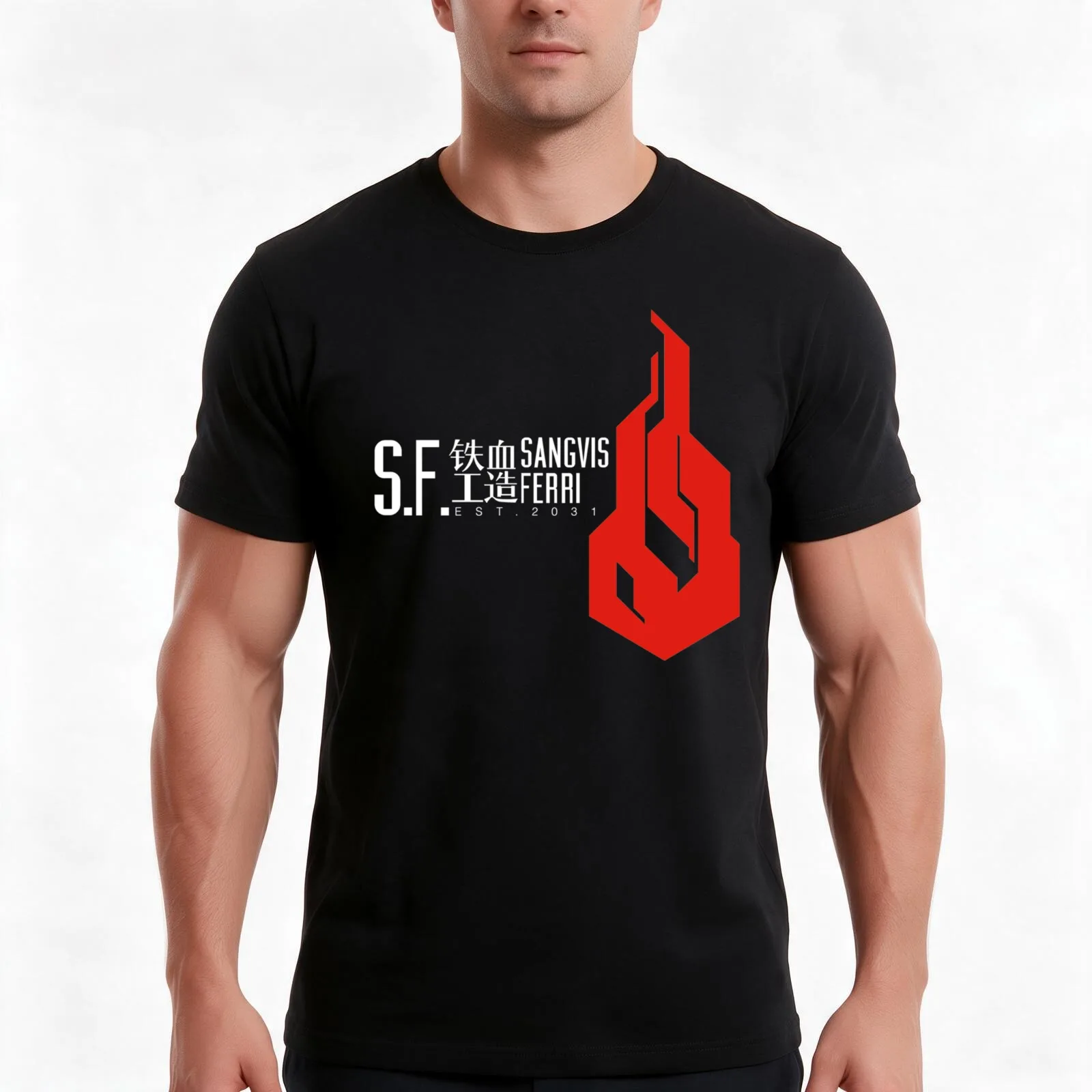 Girls_ Frontline Sangvis Ferri T-Shirt, Summer Casual Cotton Tee, Oversized Streetwear Tops, Vintage Graphic Print, 100% Cotton