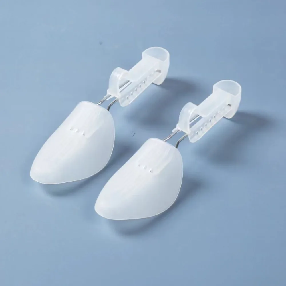 

1 Pair Portable Plastic Shoe Stretcher Durable Black Tree Shaper Rack Adjustable Leather Boots Expander Holder For Men Women