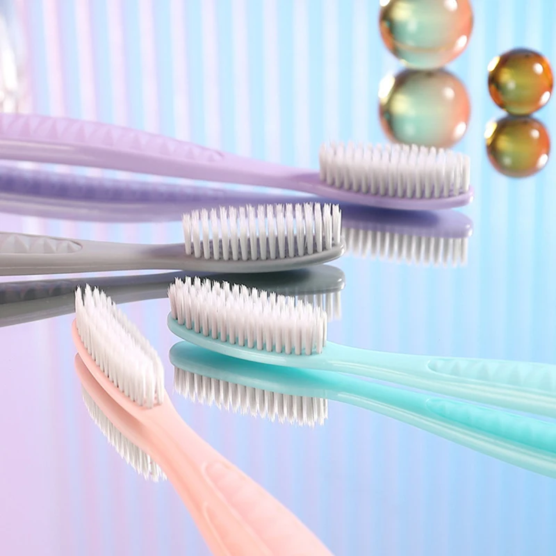 1PC Super Long Toothbrush Soft Fur Large Brush Head Adult Toothbrush Manual Toothbrush Firm Toothbrush